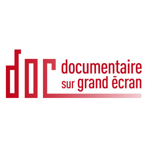 Logo documentaire sur grand écran